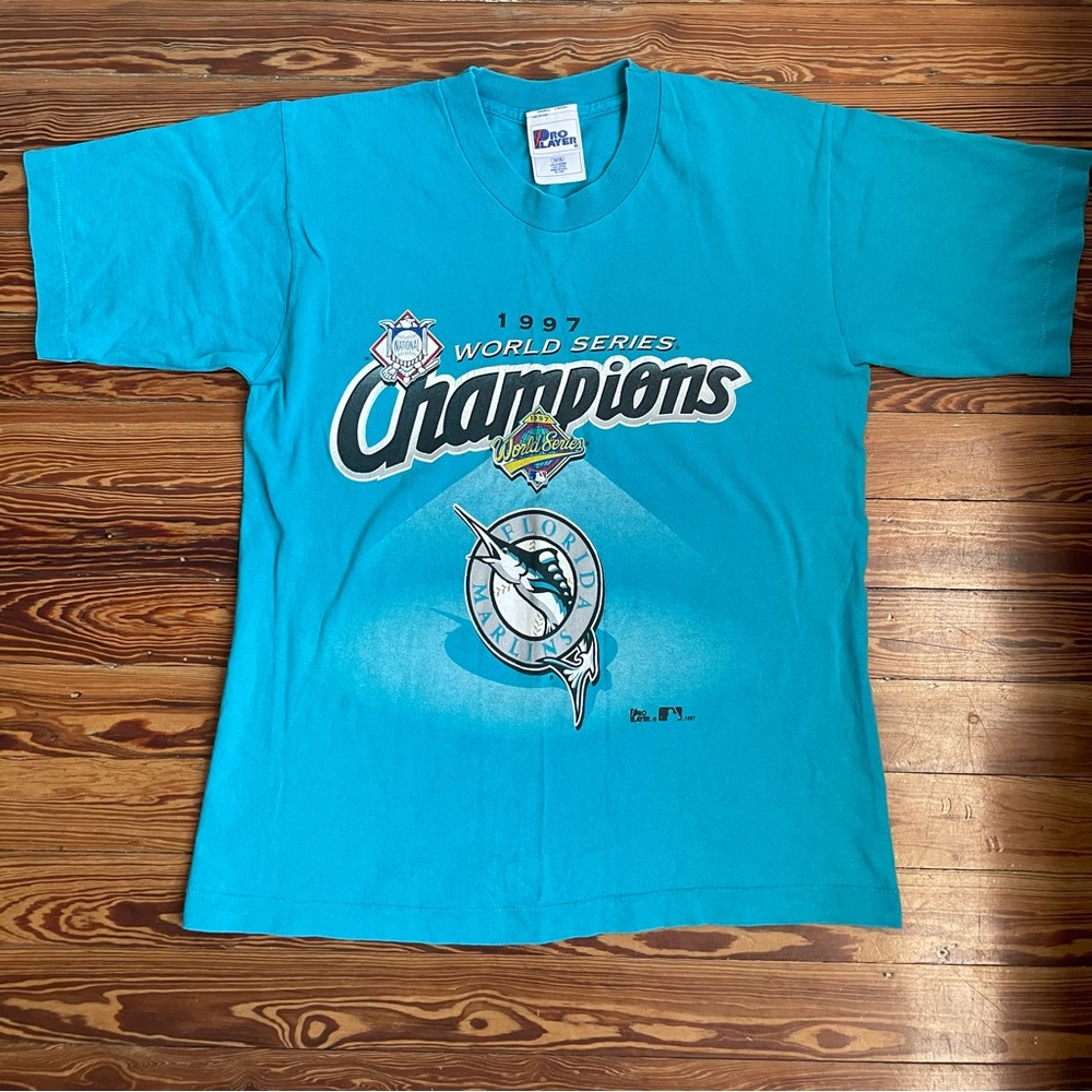 Vintage Florida Marlins 1997 World Series Championship T-shirt